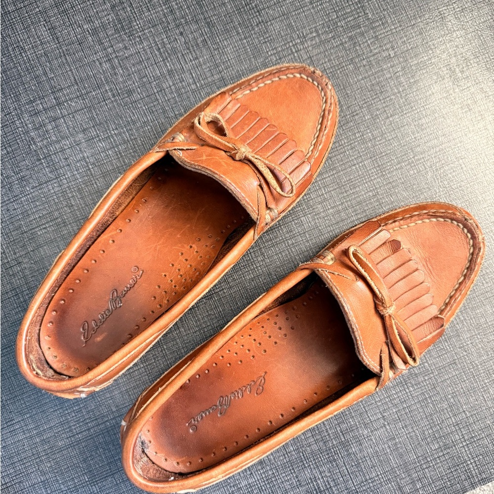 Brown Leather Loafers Eddie Bauer